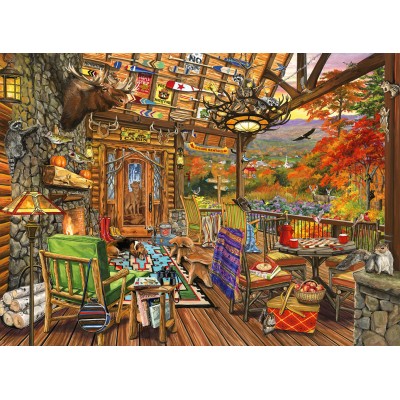 Puzzle Adirondack Porch - 3000 pièces -Bluebird-Puzzle-70562-P