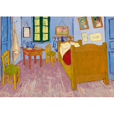 Bluebird-Puzzle - 1000 pieces - Vincent Van Gogh - Bedroom in Arles, 1888