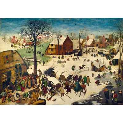 Bluebird-Puzzle - 1000 pieces - Pieter Bruegel the Elder - The Census at Bethlehem, 1566