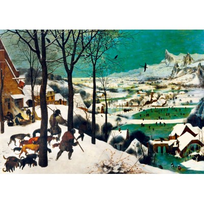 Bluebird-Puzzle - 1000 pieces - Pieter Bruegel the Elder - Hunters in the Snow (Winter), 1565
