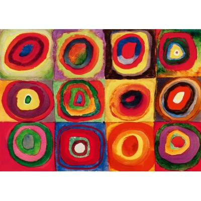 Bluebird-Puzzle - 1000 pieces - Kandinsky - Colour Study, 1913