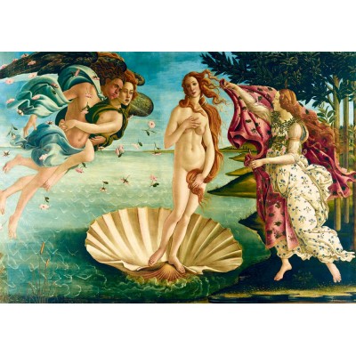 Bluebird-Puzzle - 1000 pieces - Botticelli - The birth of Venus, 1485