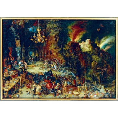 Bluebird-Puzzle - 1000 pieces - Jan Brueghel the Elder - Allegory of Fire, 1608