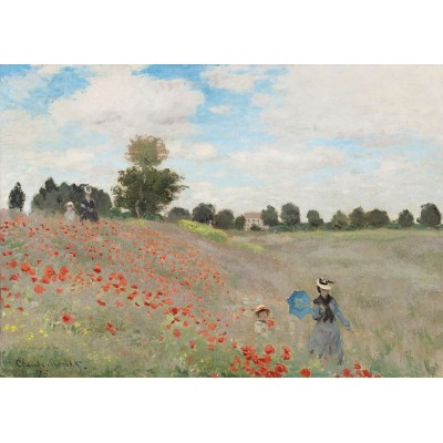 Bluebird-Puzzle - 1000 pieces - Claude Monet - Poppy Field, 1873