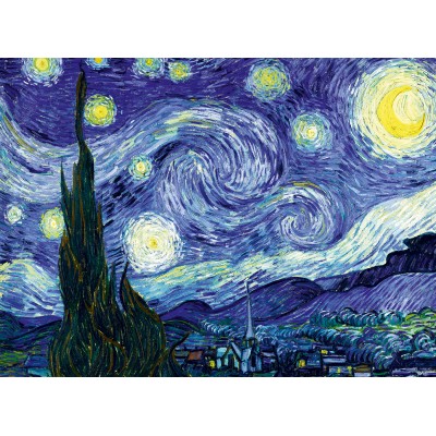 Bluebird-Puzzle - 6000 pieces - Vincent Van Gogh - Nuit Etoilée, 1889