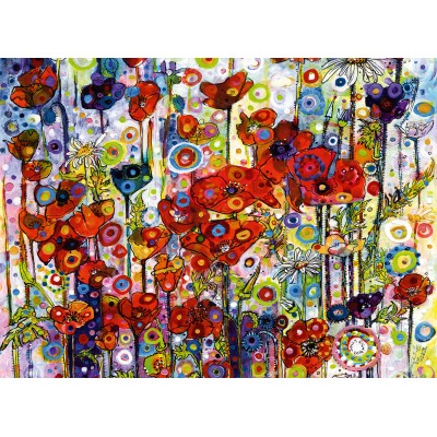 Bluebird-Puzzle - 6000 pieces - Sally Rich - Poppies