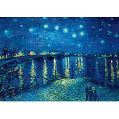Bluebird-Puzzle - 1000 pieces - Vincent Van Gogh - Starry Night over the Rhône, 1888