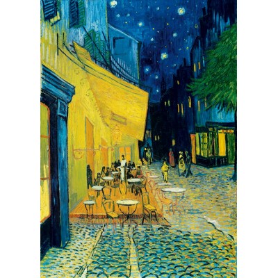 Bluebird-Puzzle - 1000 pieces - Vincent Van Gogh - Café Terrace at Night, 1888