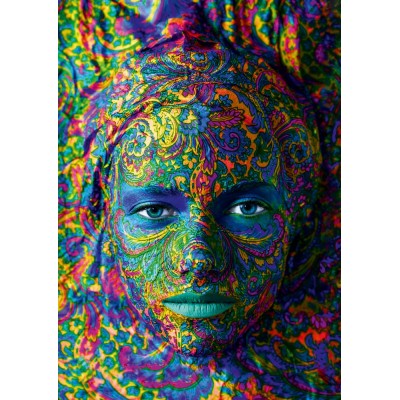 Bluebird-Puzzle - 1000 pieces - Face Art - Portrait of woman