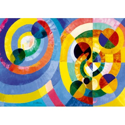 Bluebird-Puzzle - 1000 pieces - Robert Delaunay - Circular Forms, 1930