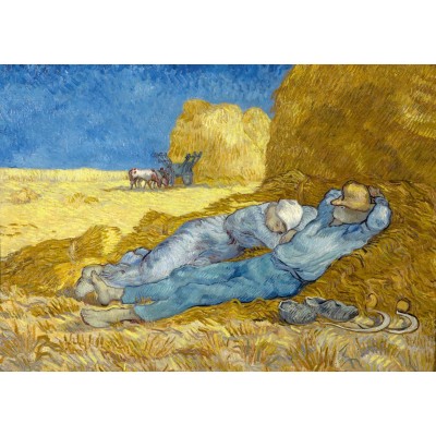 Bluebird-Puzzle - 1000 pieces - Vincent Van Gogh - The siesta (after Millet), 1890