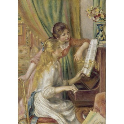 Bluebird-Puzzle - 1000 pieces - Auguste Renoir - Young Girls at the Piano, 1892