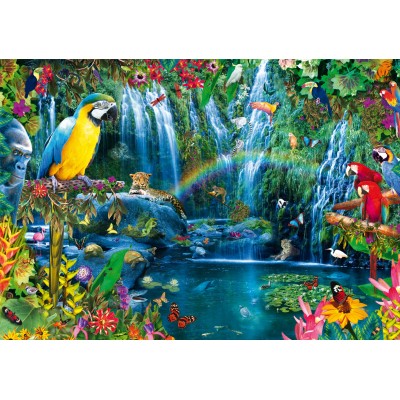 64642 Parrot Palm Clipper Puzzle Bluebird Puzzle 1500 Teile 