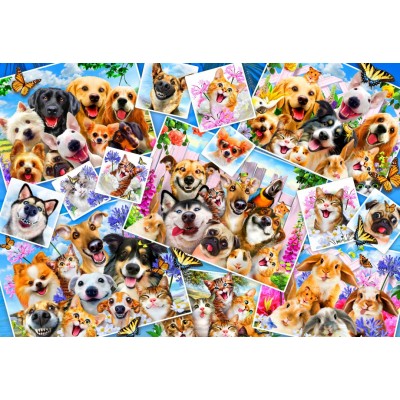 Bluebird-Puzzle - 260 pieces - Selfie Pet Collage