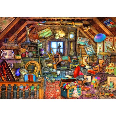 Bluebird-Puzzle - 1500 pieces - Hidden Object Attic