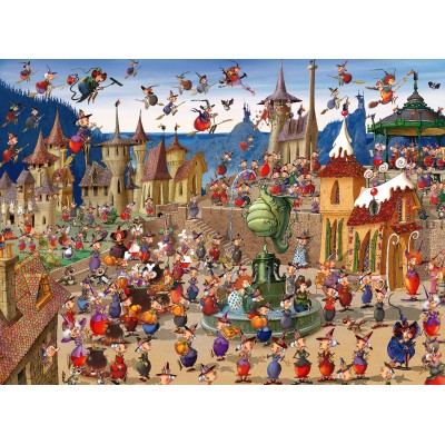 Bluebird-Puzzle - 4000 pieces - François Ruyer - The Meeting of the Witches