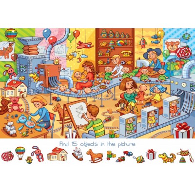Bluebird-Puzzle - 204 pieces - Search and Find - The Toy Factory