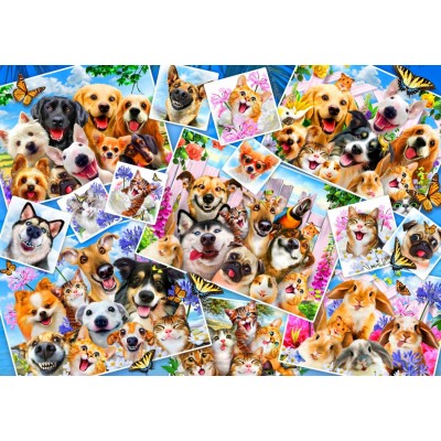 Bluebird-Puzzle - 1000 pieces - Selfie Pet Collage