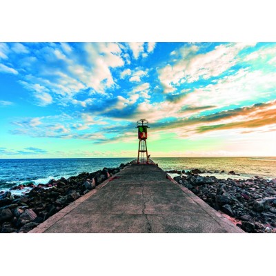 Bluebird-Puzzle - 1000 pieces - La Réunion - Jetée et Phare de Saint Pierre