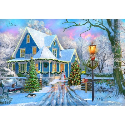 Bluebird-Puzzle - 1000 pieces - Christmas at Home