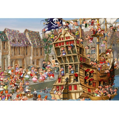 Bluebird-Puzzle - 1000 pieces - Pirates - Piraten