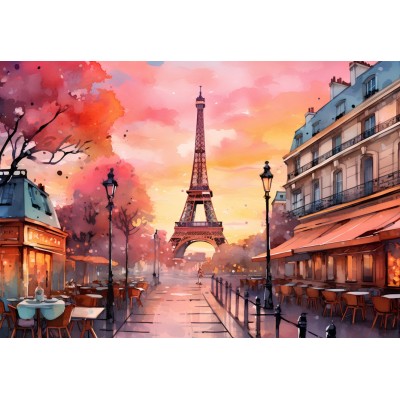 Bluebird-Puzzle - 1000 pieces - Paris et la Grande Dame