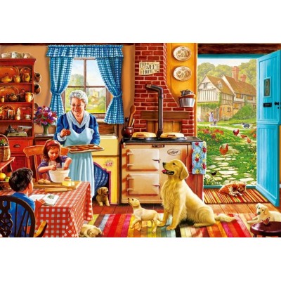 Bluebird-Puzzle - 1000 pieces - Cottage Interior