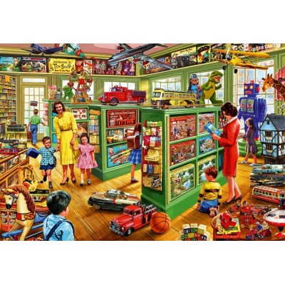 Bluebird-Puzzle - 1000 pieces - Toy Shop Interiors