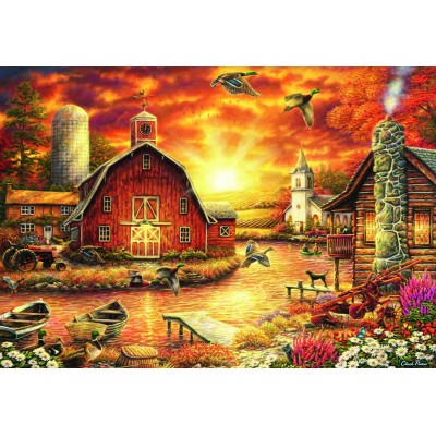 Bluebird-Puzzle - 1000 pieces - Honey Drip Farm