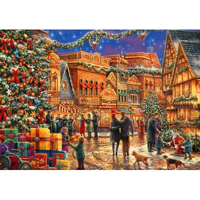 Bluebird-Puzzle - 2000 pieces - Christmas at the Town Square