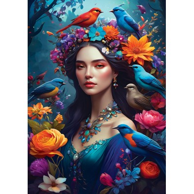 Bluebird-Puzzle - 1000 pieces - Diana - Soul of Nature Collection