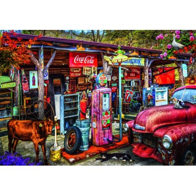 Bluebird-Puzzle - 1000 pieces - On the Back Roads in the Country