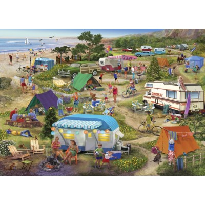 Bluebird-Puzzle - 500 pieces - Seaside Cramped Grounds