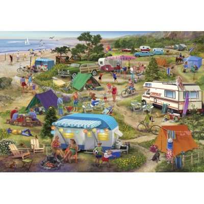 Bluebird-Puzzle - 1000 pieces - Seaside Cramped Grounds