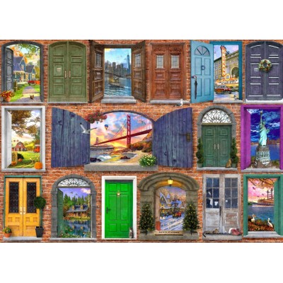 Bluebird-Puzzle - 1500 pieces - Doors of USA