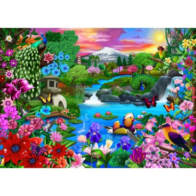 Bluebird-Puzzle - 500 pieces - Oriental Paradise