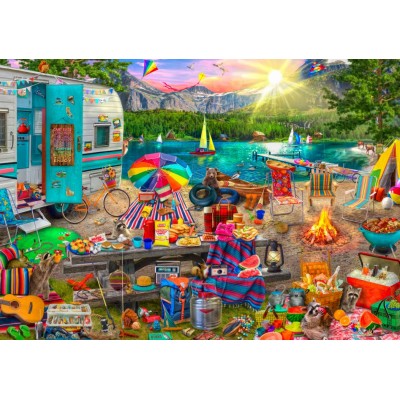 Bluebird-Puzzle - 2000 pieces - The Family Campsite