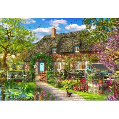 Bluebird-Puzzle - 1000 pieces - The Old Cottage