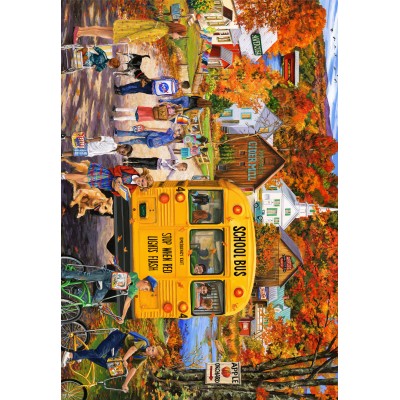 Bluebird-Puzzle - 1000 pieces - The School Bus