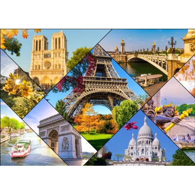 Bluebird-Puzzle - 2000 pieces - Les Monuments de Paris