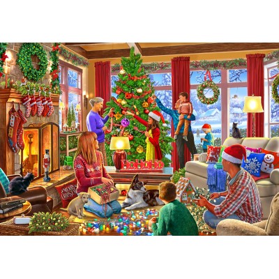 Bluebird-Puzzle - 1000 pieces - Christmas Decorating