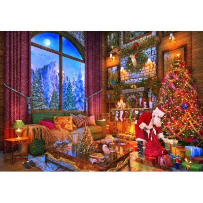 Bluebird-Puzzle - 1000 pieces - Christmas Lodge