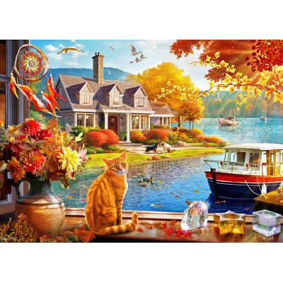 Bluebird-Puzzle - 500 pieces - Crisp Fall View