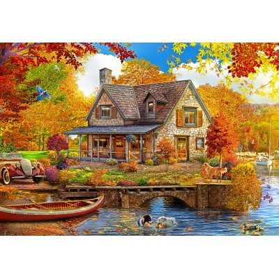 Bluebird-Puzzle - 1000 pieces - Lake House