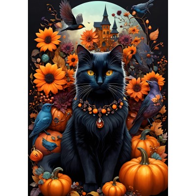 Bluebird-Puzzle - 500 pieces - Autumn Cat