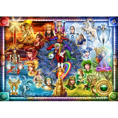 Bluebird-Puzzle - 1500 pieces - Tarot of Dreams