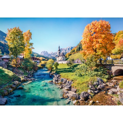 Bluebird-Puzzle - 500 pieces - Ramsau en Automne