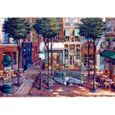 Bluebird-Puzzle - 1000 pieces - Metro