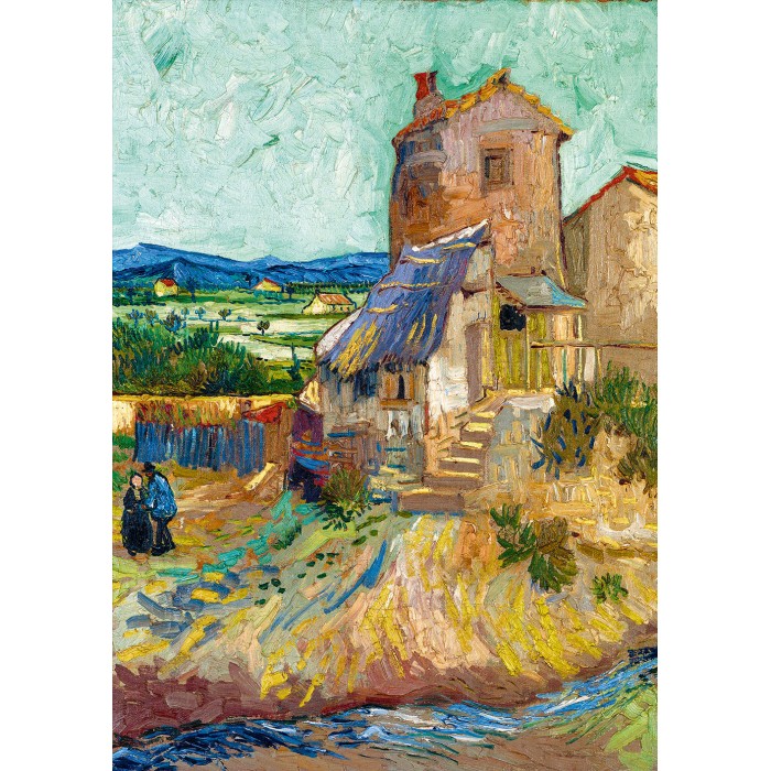 Puzzle Art-by-Bluebird-60123 Vincent Van Gogh - La Maison de La Crau (The Old Mill), 1888