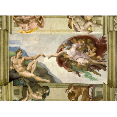Puzzle  Art-by-Bluebird-60151 Michel Ange - La Création d'Adam
